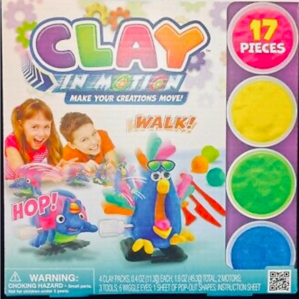 New ArtSkills Clay in Motion 17 piece Set